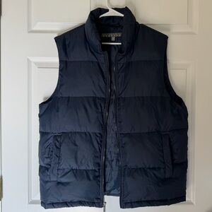 Kenneth Cole Dark Blue Quilted Vest